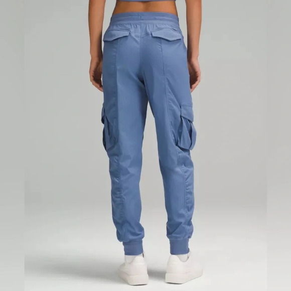 🆕💙 Lululemon Dance Studio Relaxed Fit Mid Rise Cargo Jogger - Oasis Blue - Picture 10 of 10